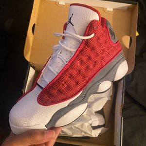 Jordan red flints size 8w